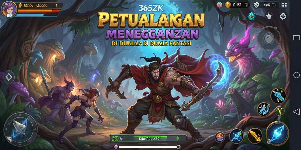 Tampilan gameplay 365ZK yang memukau dan penuh aksi.
