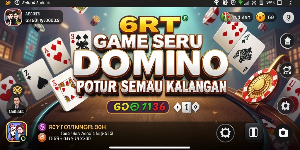 Tampilan gameplay seru dalam permainan Domino.