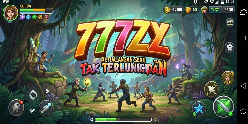 Tampilan gameplay 777ZX yang mendebarkan dan penuh warna.