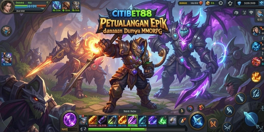 Gameplay CITIBET88 dengan grafik yang menakjubkan dan aksi pertarungan.