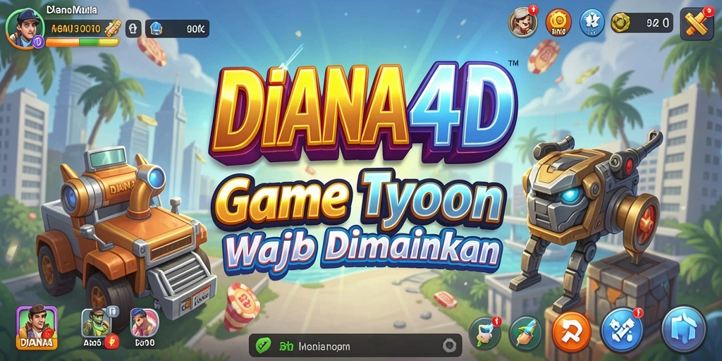 Screenshot gameplay DIANA4D yang menunjukkan strategi Tycoon yang menarik.