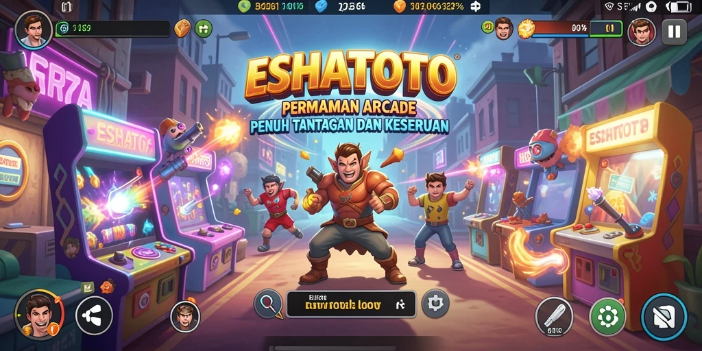 Gameplay menarik dari ESHATOTO dengan level menantang dan grafis cerah.