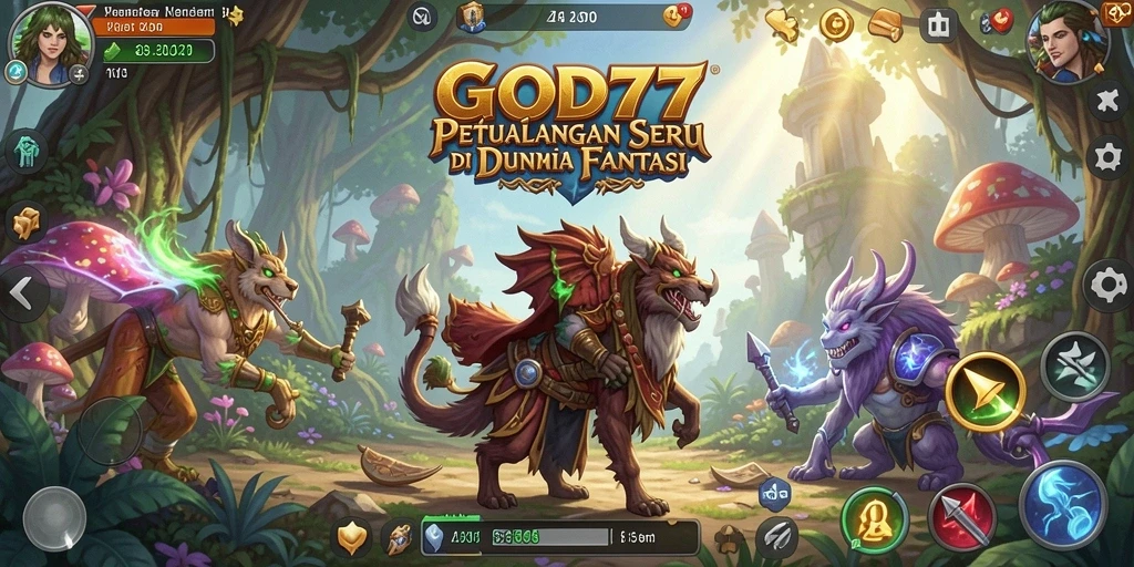 Tampilan menakjubkan dari gameplay <strong>GOD77</strong> yang penuh petualangan.