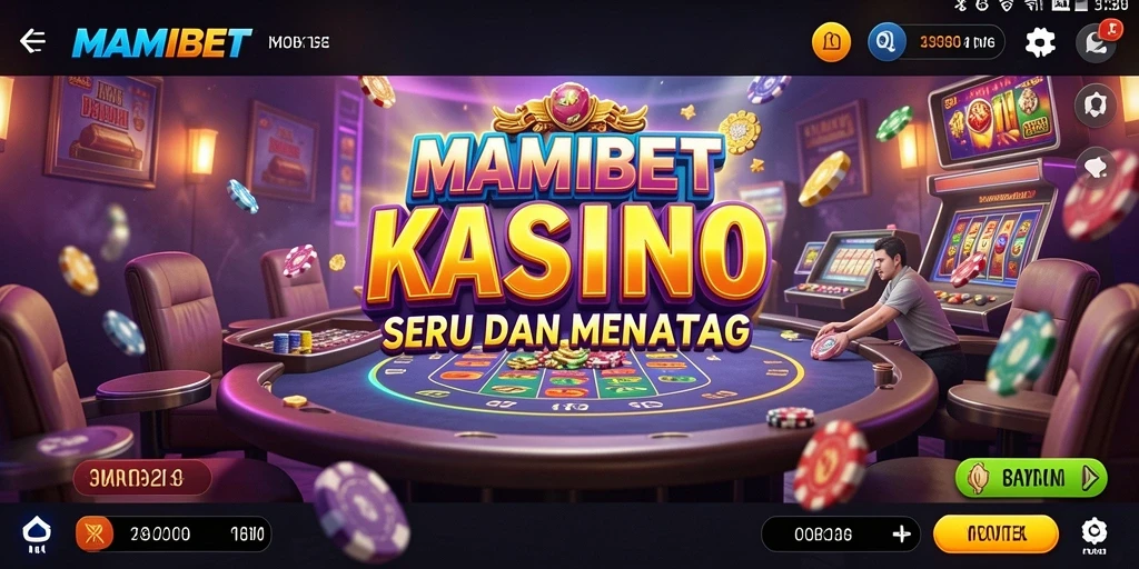 Tampilan menakjubkan dari gameplay Kasino MAMIBET.