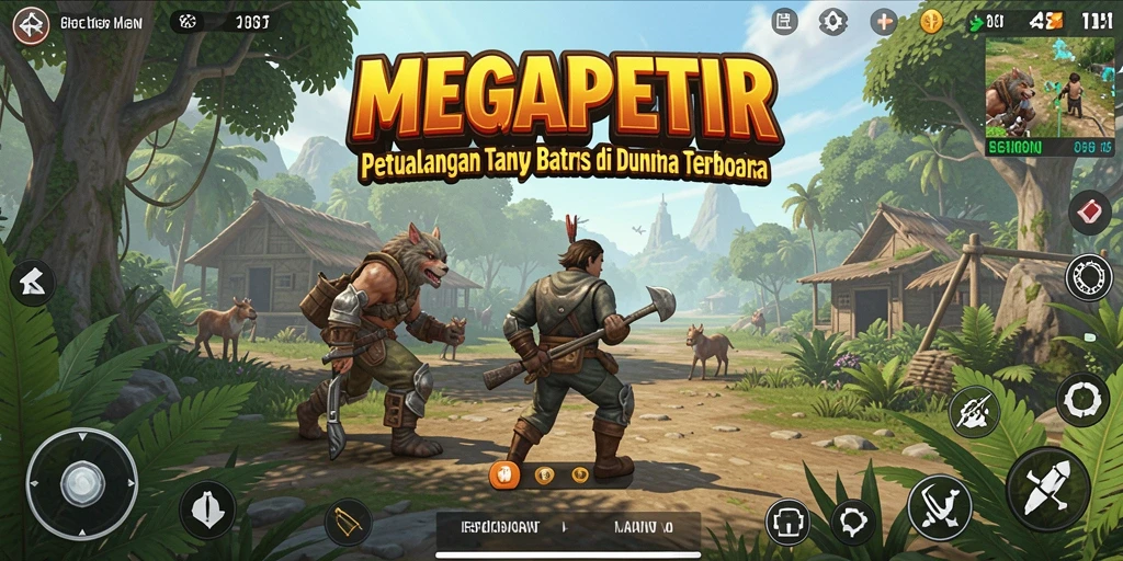 Tampilan menarik dari gameplay MEGAPETIR yang penuh petualangan.