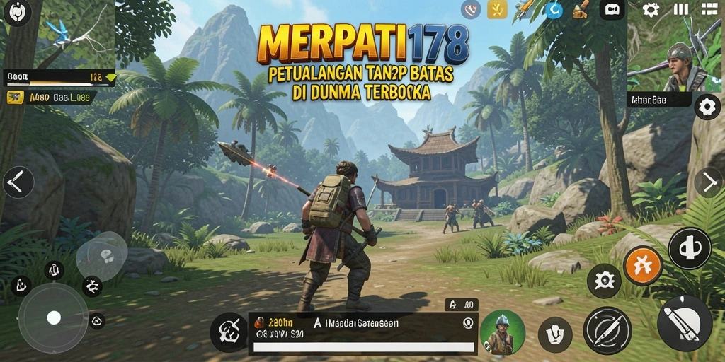 Gameplay MERPATI178 yang seru dalam dunia terbuka.