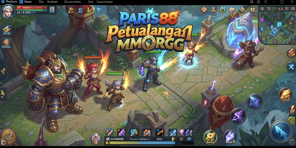 Screenshot PARIS88 menampilkan aksi epik dan grafis yang memukau.