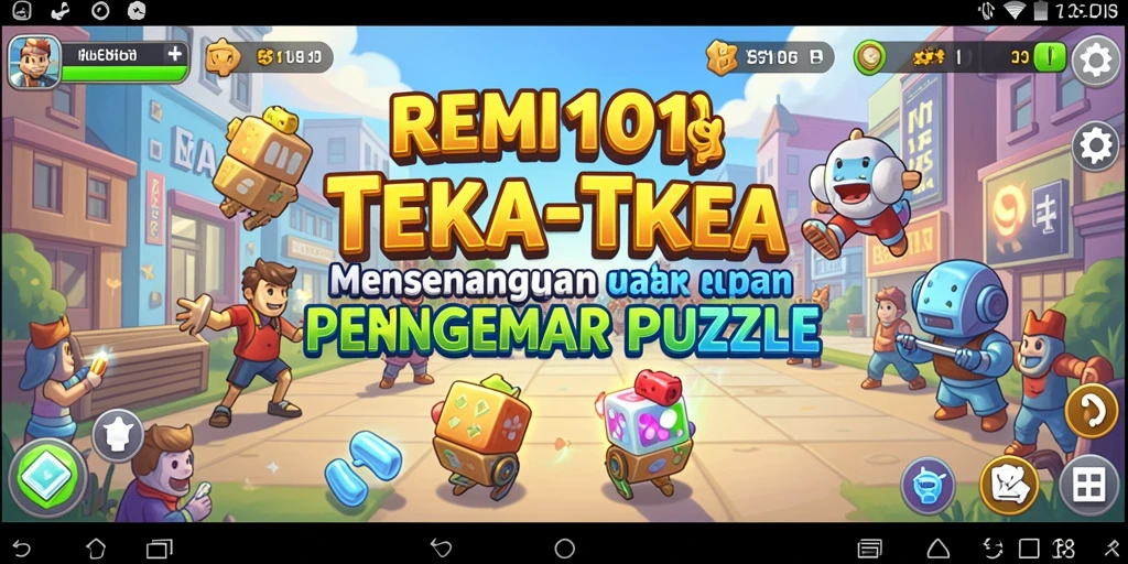 Screenshot gameplay REMI101 menampilkan tantangan puzzle yang menarik.