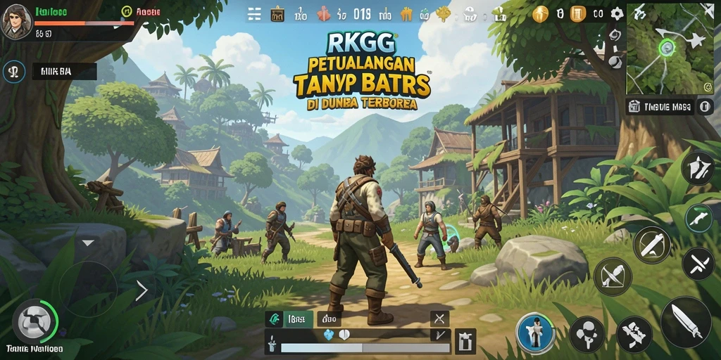 Tampilan gameplay RKGG yang memukau dalam dunia terbuka.