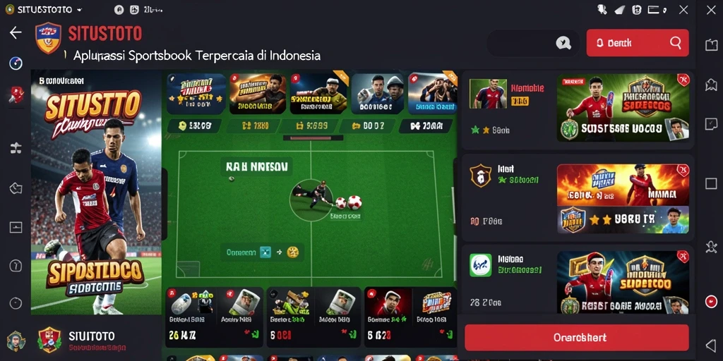 Tampilan gameplay Sportsbook SITUSTOTO yang menarik dan interaktif.